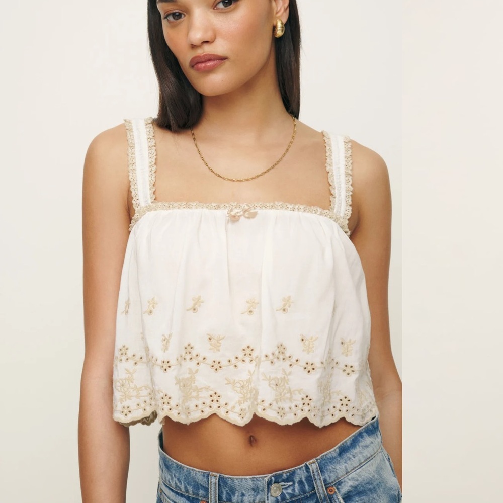 NWT Reformation Paige top XS